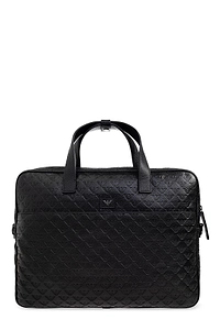 Emporio Armani Logo Debossed Briefcase