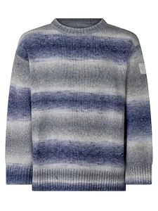 Emporio Armani Kids Gradient Stripe Knitted Sweater