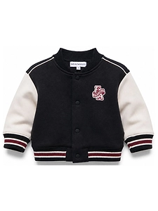 Emporio Armani Kids Logo Embroidered Button-Up Jacket