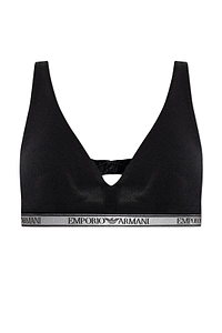 Emporio Armani Logo Elastic Triangle Bra