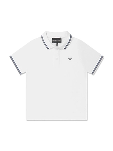 Emporio Armani Kids Logo Embroidered Short-Sleeved Polo Shirt