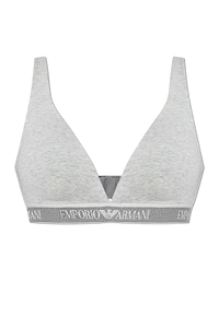 Emporio Armani Logo-Embroidered Bra