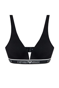 Emporio Armani Logo-Embroidered Bra