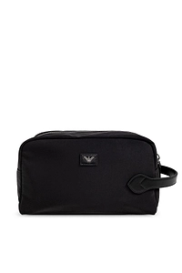 Emporio Armani Logo Patch Toiletry Bag