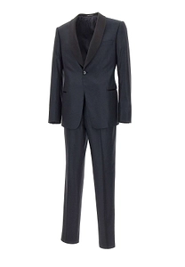 Emporio Armani Single-Breasted Shawl-Lapel Suit