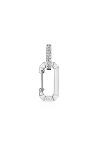 Cher Diamond Hoop Earrings