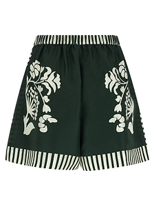 Arjun Printed Wide-Leg Shorts