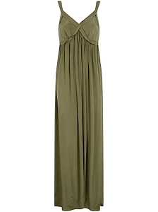 Jacobean Maxi Babydoll Dress
