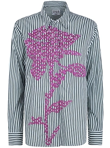 Essentiel Antwerp Kdot Embroidered Stripe Shirt