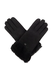 Emu Shearling-Trim Gloves