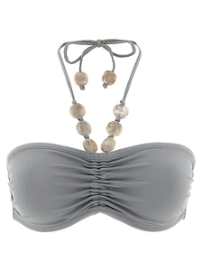 Eres Lana Ruched Bandeau Bikini Top
