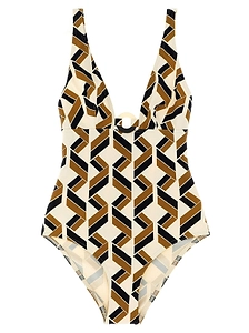 Eres Party V-Neck One-Piece Swimsuit