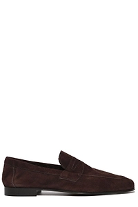 Enry Hobb's Textured Penny Loafers
