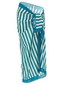 Eres Symbiose Striped Sarong Skirt