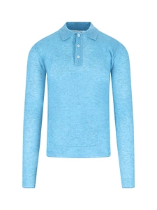 Erl Buttoned Collar Knitted Sweater