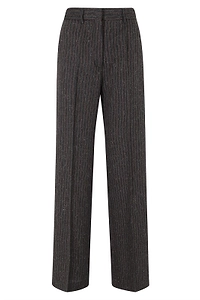 Erika Cavallini Seba Pinstripe Wide-Leg Pants