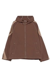 Erl Contrast Stitch Hooded Jacket