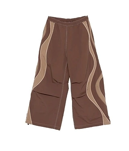 Erl Contrast Panel Wide-Leg Pants