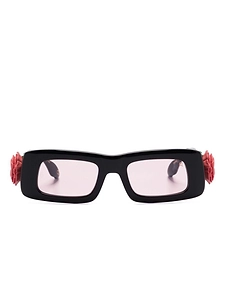 Dolly Rectangular Frame Sunglasses