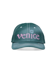 Erl Eyelet Detail Embroidered Baseball Cap