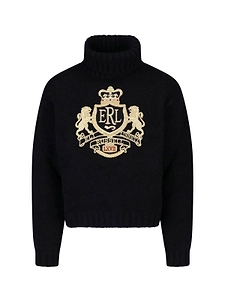 Erl Crest Turtleneck Knitted Sweater