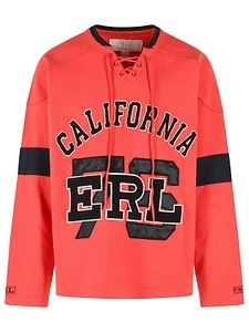 Erl Lace-Up Hockey Sweatshirt