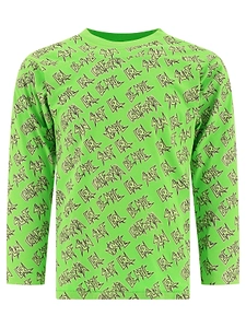 Erl Logo-Print Straight Hem T-Shirt