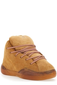Erl Mid Vamp Suede High-Top Sneakers