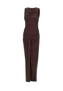 Entire Studios Drape Sleeveless Maxi Dress