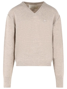Erl Textured V-Neck Knitted Sweater