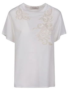Ermanno Firenze Embroidered Short Sleeve T-Shirt