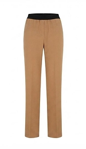 Ermanno Firenze Logo Waist Straight-Leg Pants