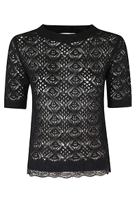 Ermanno Firenze Openwork Knitted Top