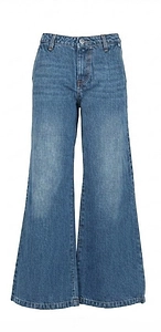 Ermanno Firenze Mid-Rise Wide-Leg Jeans