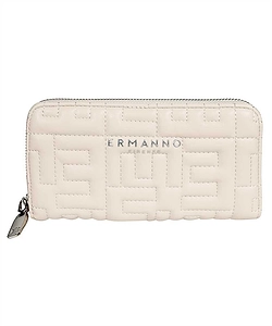 Ermanno Firenze Quilted Zip-Around Wallet