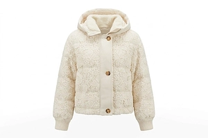 Textured Hooded Jacket