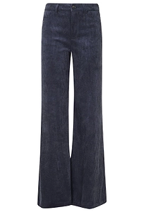 Ermanno Firenze Wide-Leg Corduroy Pants