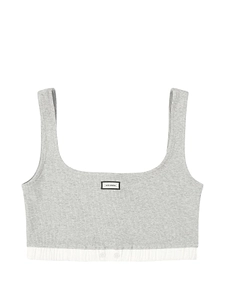 Entire Studios Ribbed Logo Bra Top