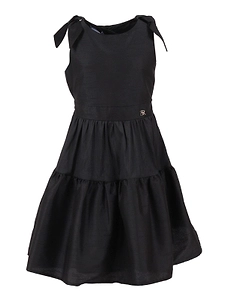 Ermanno Scervino Junior Bow-Detailed Crewneck Dress