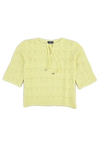 Ermanno Scervino Junior Drawstring Knitted Jumper