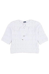 Ermanno Scervino Junior Drawstring Knitted Jumper