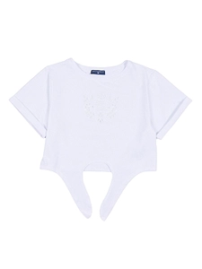 Ermanno Scervino Junior Short-Sleeved Crewneck Top