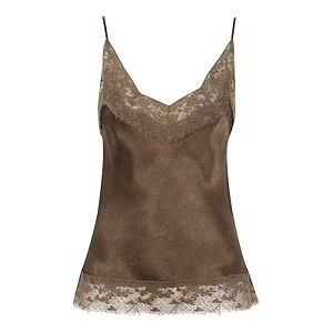 Ermanno Scervino Lace Trim Camisole Top