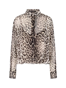 Ermanno Scervino Leopard Print Shirt
