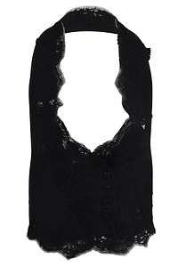 Ermanno Scervino Laced Open Back Vest