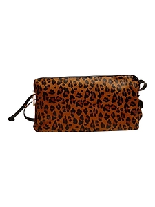 Ermanno Scervino Lisa Leopard Printed Double-Zip Shoulder Bag