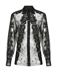 Ermanno Scervino Long-Sleeved Laced Blouse