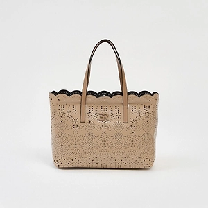 Ermanno Scervino Lucida Laser-Cut Tote Bag