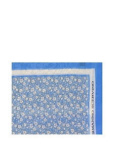 Ermanno Scervino Micro Flower Printed Satin Scarf