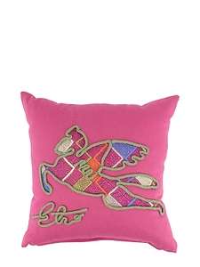 Etro Home Logo Embroidered Cushion